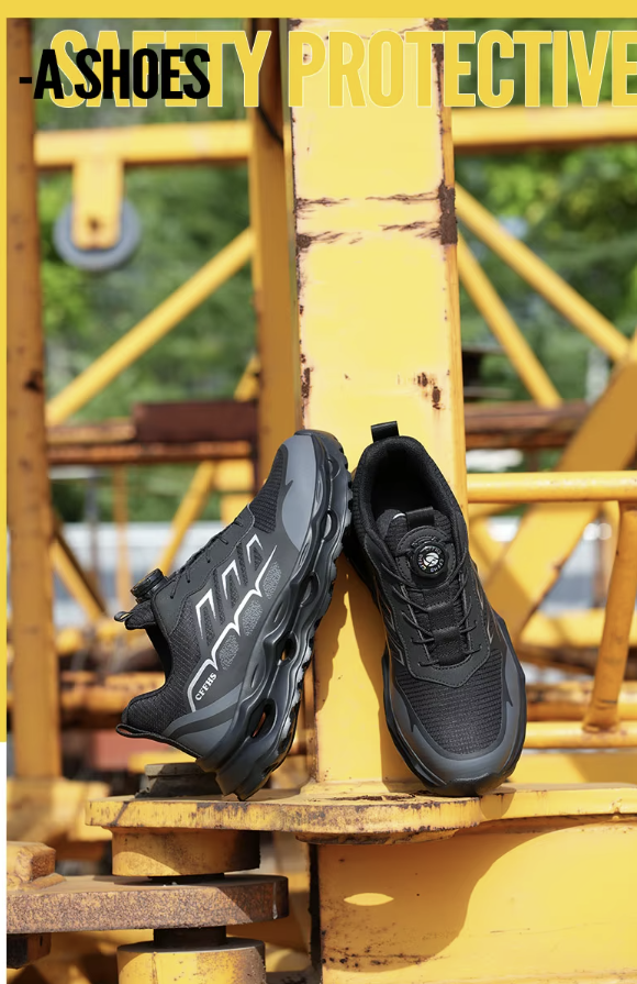All-Terrain Safety Sneakers – Jet Black Stealth