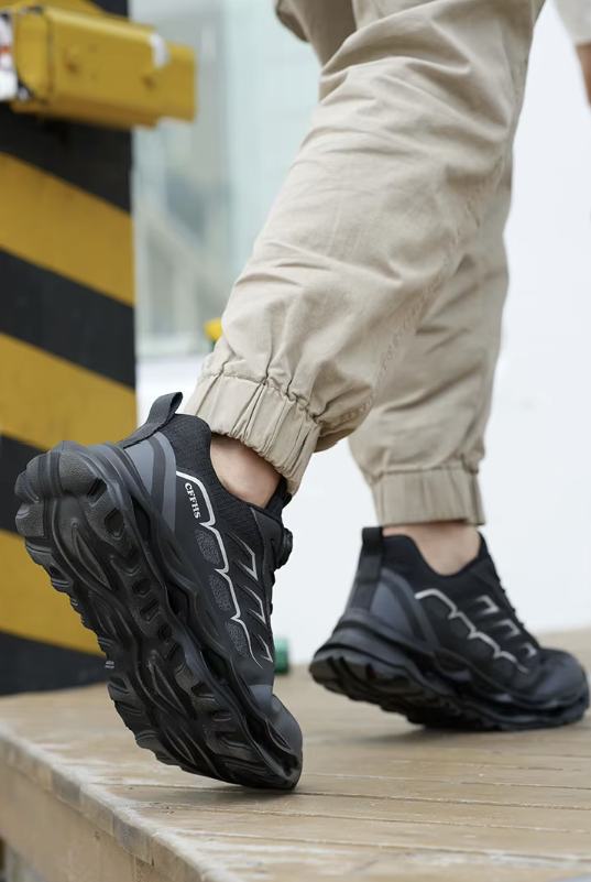 All-Terrain Safety Sneakers – Jet Black Stealth
