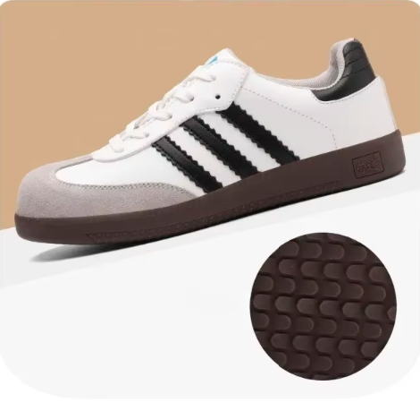 A SAFETY SAMBA Pro Women's Work Sneakers – Retro Style, Modern Protection
