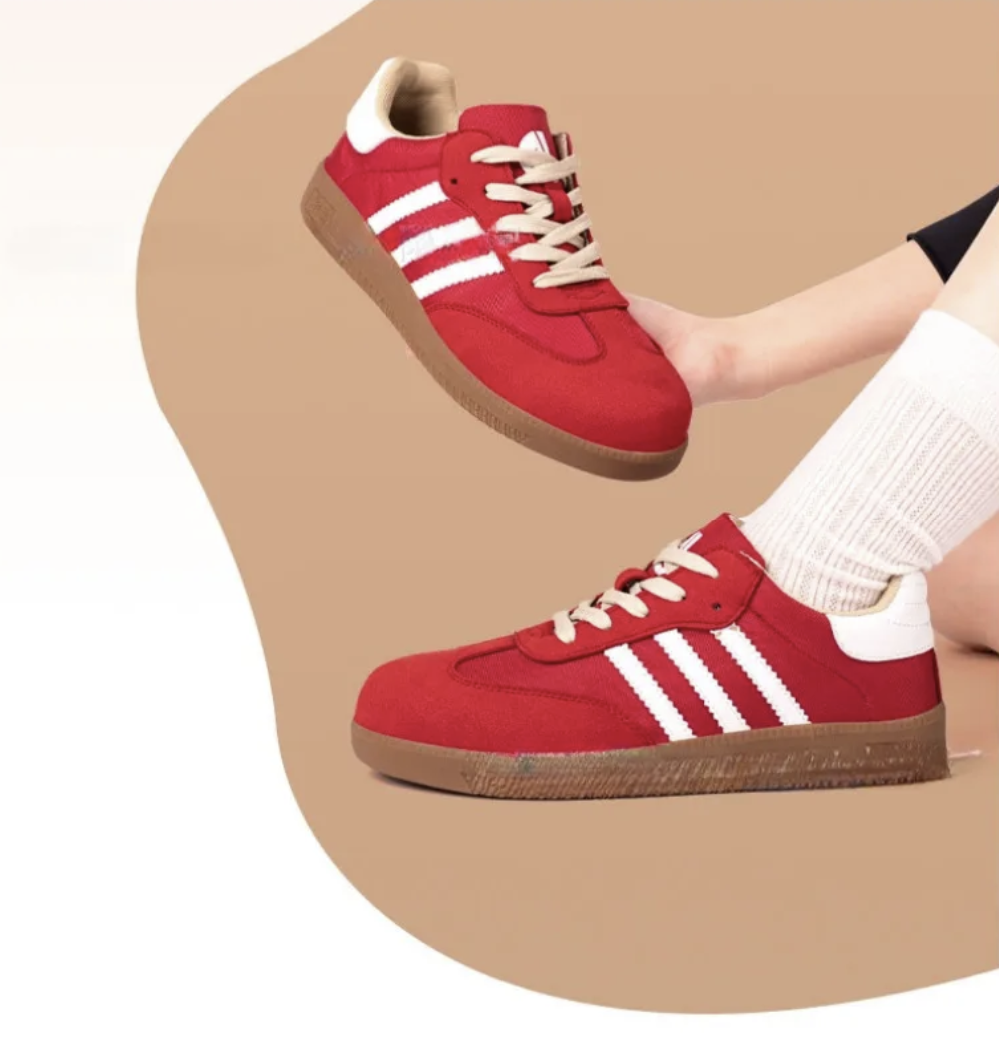 A SAFETY SAMBA Pro Women's Work Sneakers – Retro Style, Modern Protection