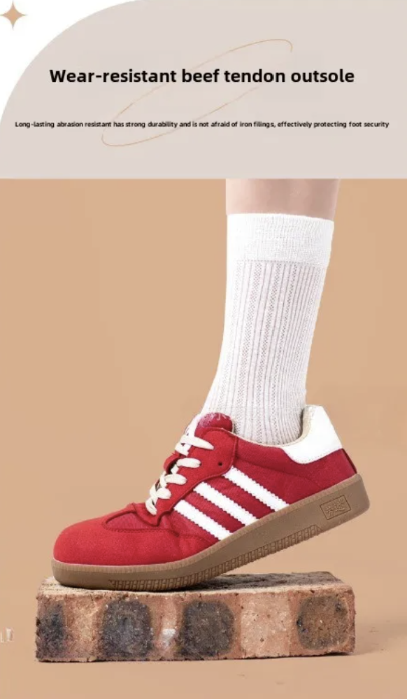 A SAFETY SAMBA Pro Women's Work Sneakers – Retro Style, Modern Protection